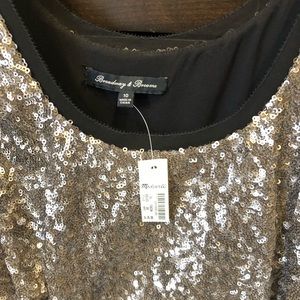 NWT madewell ombré sequined dress